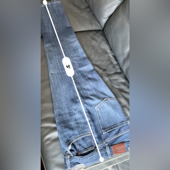 Lauren Ralph Lauren Denim Jeans Women Sz 10 DarkWash StraightLeg Cowgirl Western - Picture 11 of 14